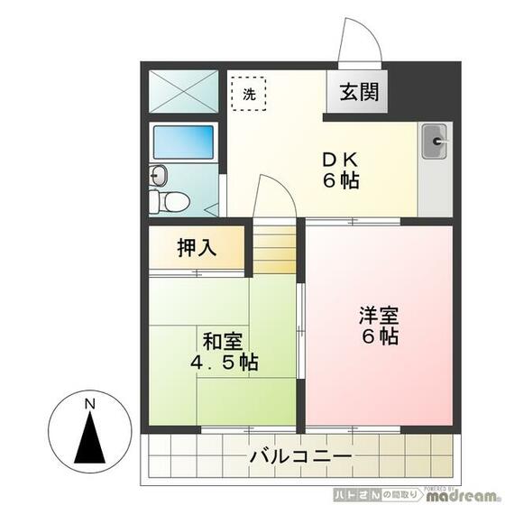 アビタシオンルグランの間取り