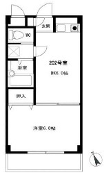 川崎市高津区諏訪のマンションの間取り