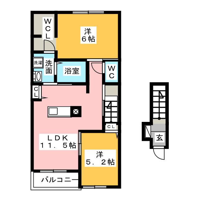 シャトーブランの間取り