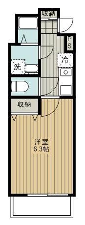 和光市中央のアパートの間取り