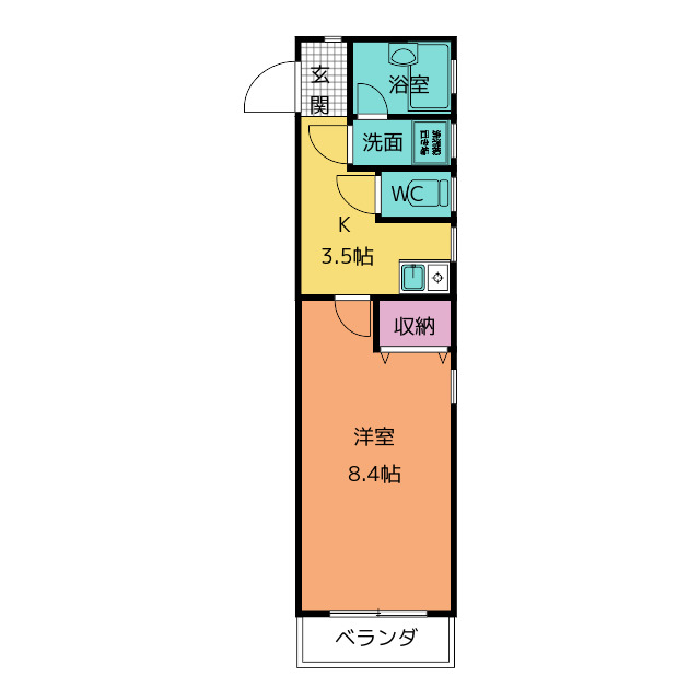 ワンライフ原の間取り