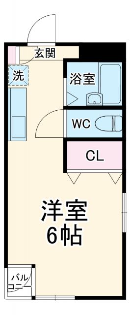 浜松市中央区元浜町のマンションの間取り