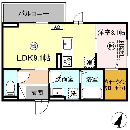 スプリングバレー古国府の間取り