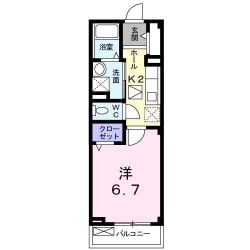 ドゥーエ　コーキの間取り