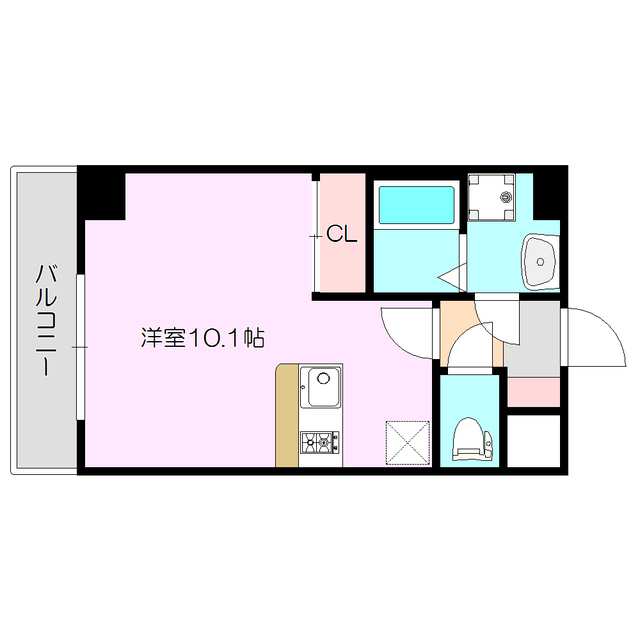 MELDIA CREST TAPP 新大阪 WESTの間取り