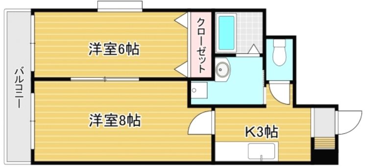 プリンセス香春口の間取り