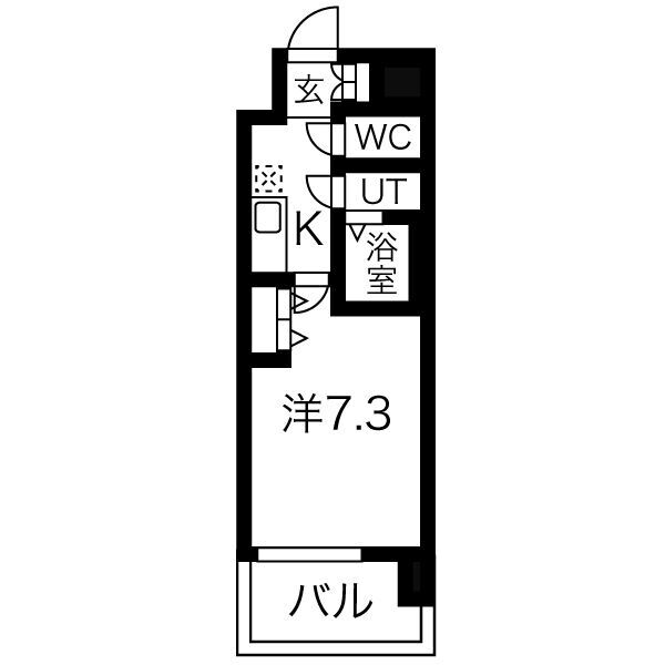 LIVIAZ SHIN-OSAKA Cielの間取り