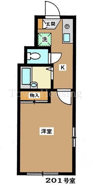 港区赤坂のマンションの間取り