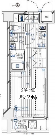 江東区大島のマンションの間取り