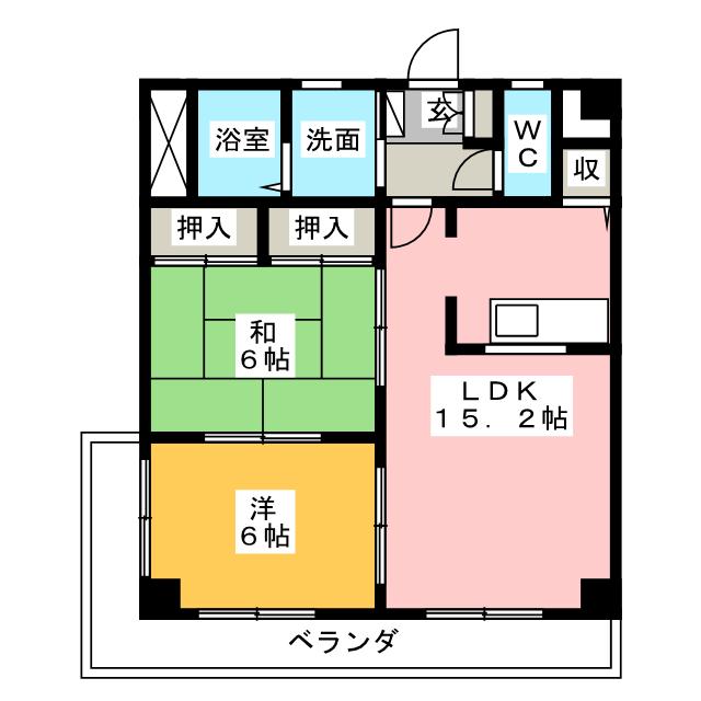 コンフォート木曽川の間取り