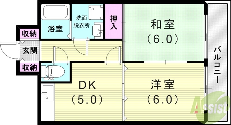 コルテリベロの間取り