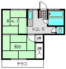 旭荘の間取り