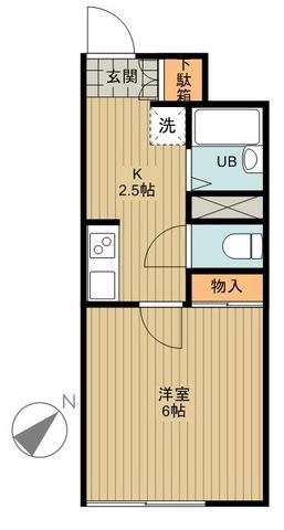 レオネクストミル　フルールの間取り