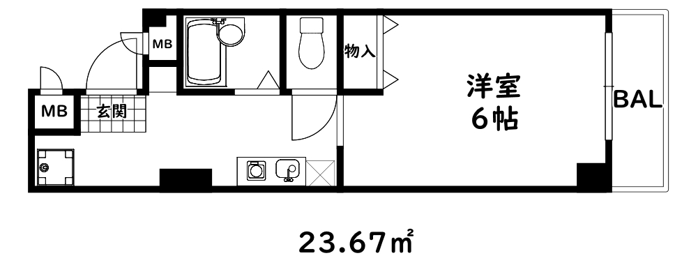 グランドライフ須磨の間取り