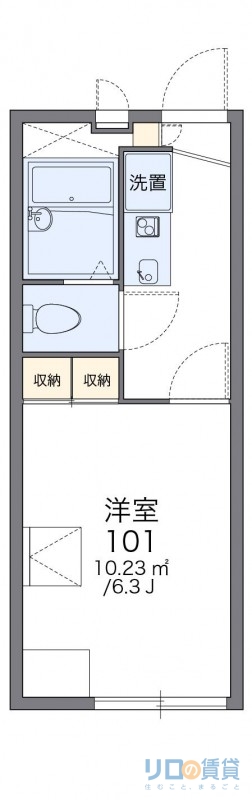 レオパレスネクストの間取り