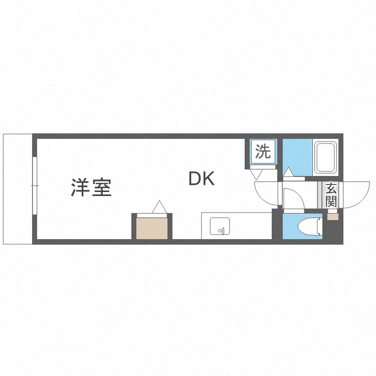 サポナール円山の間取り