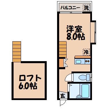 カーサヴェルデ梁川の間取り