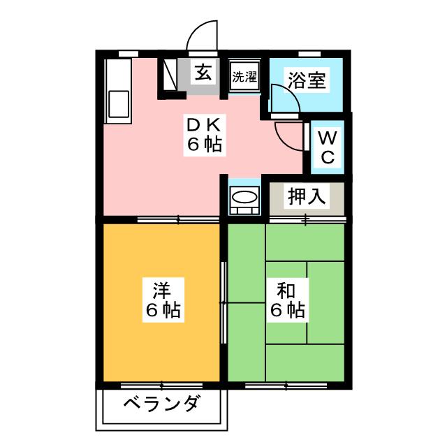 コミュニティープラザＧの間取り