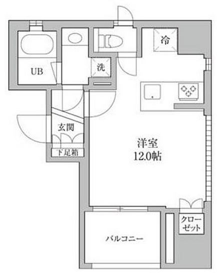 KDXレジデンス神田の間取り