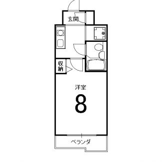 パラドール西院PART-Iの間取り