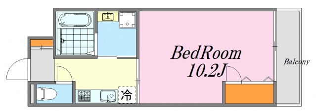 廿日市市下平良のマンションの間取り