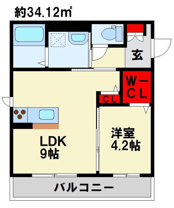 レーヴェ神田町の間取り