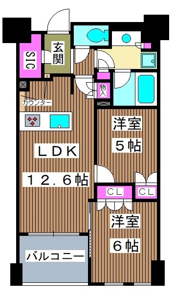 プライマル練馬豊島園の間取り