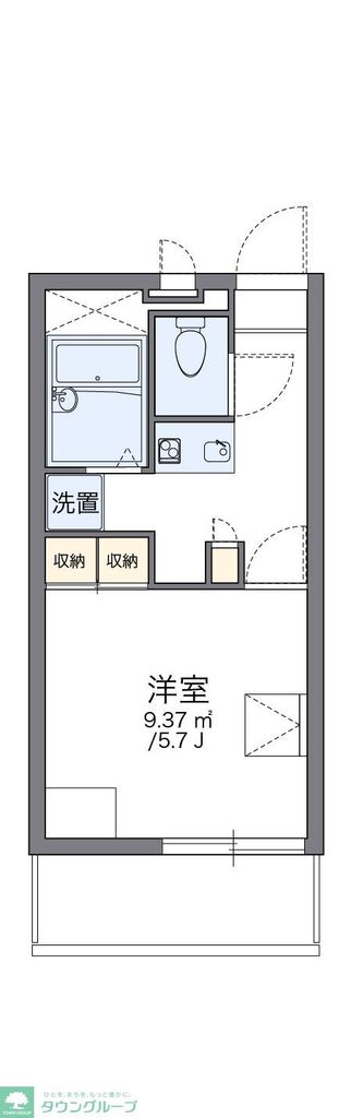 大和市上和田のマンションの間取り