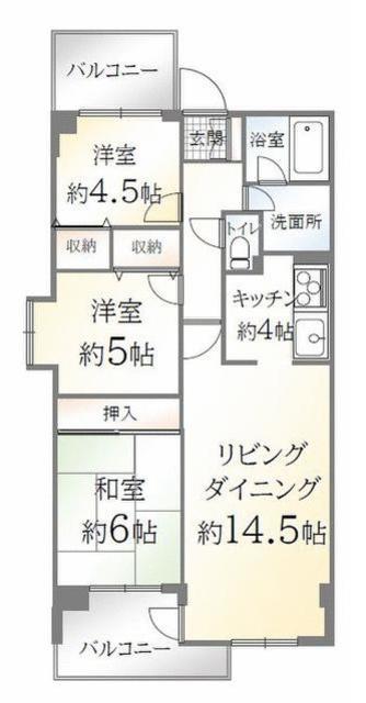 新百合ヶ丘ベルハイムの間取り