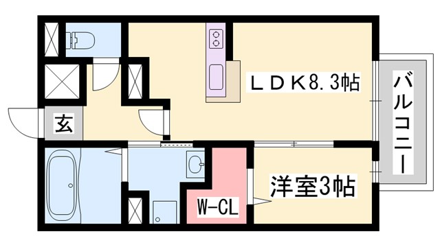 アーバンプラザIIの間取り