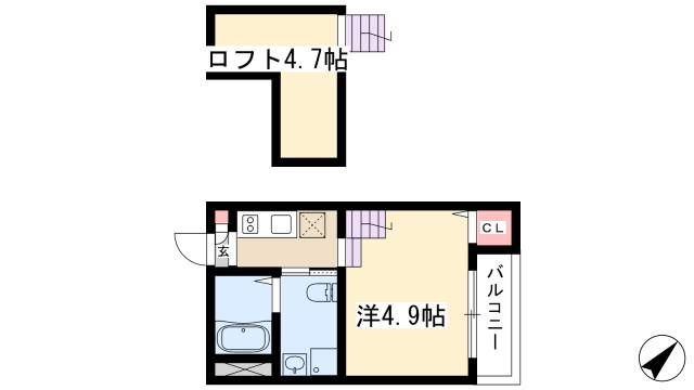 エスポワール堀田の間取り