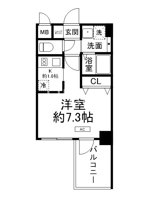 アスヴェル京都御所前IIの間取り