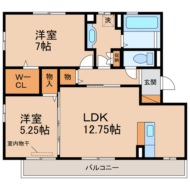 フォレスタＡ棟の間取り