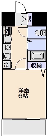 ジュネスシティ駅前の間取り