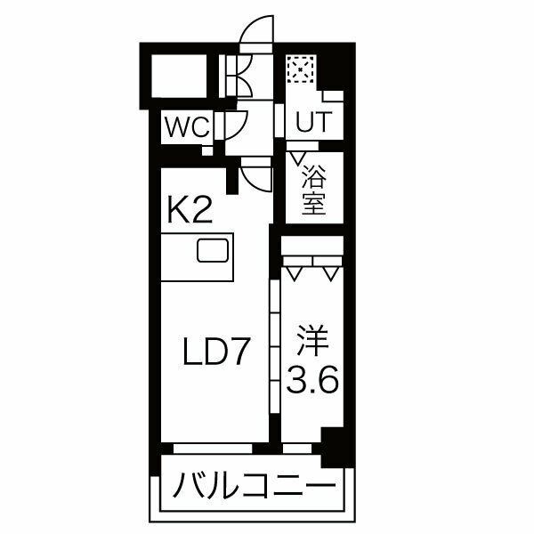 メイクス鶴舞IIの間取り