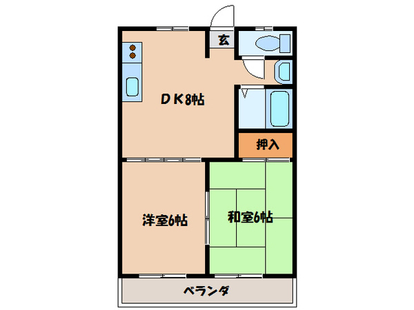 ハートプレイスＭＩＫＡＳＡの間取り