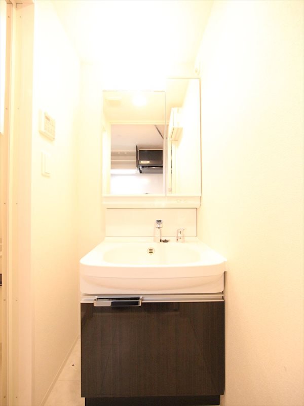 洗面設備　脱衣所　独立洗面台（シャンプードレッサー付）