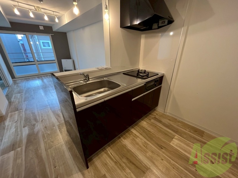 キッチン　キッチンはスペースも広々していて使いやすそうですよ！