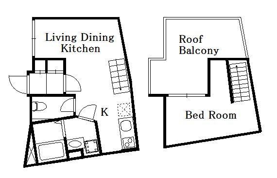 VERT COURT OGIKUBO FRONTの間取り