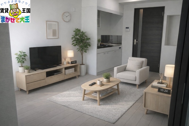 居室・リビング　家具・インテリアはＣＧです