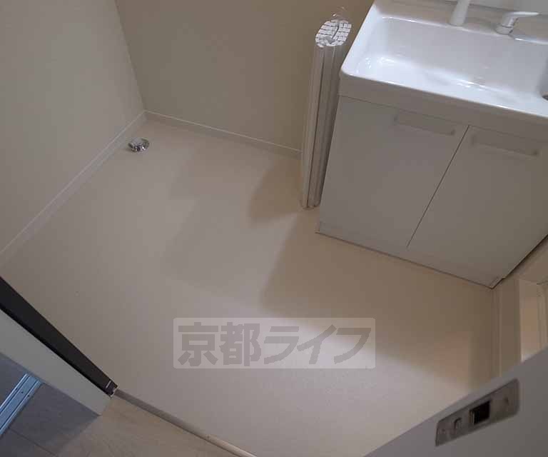 洗面設備　広々脱衣所・