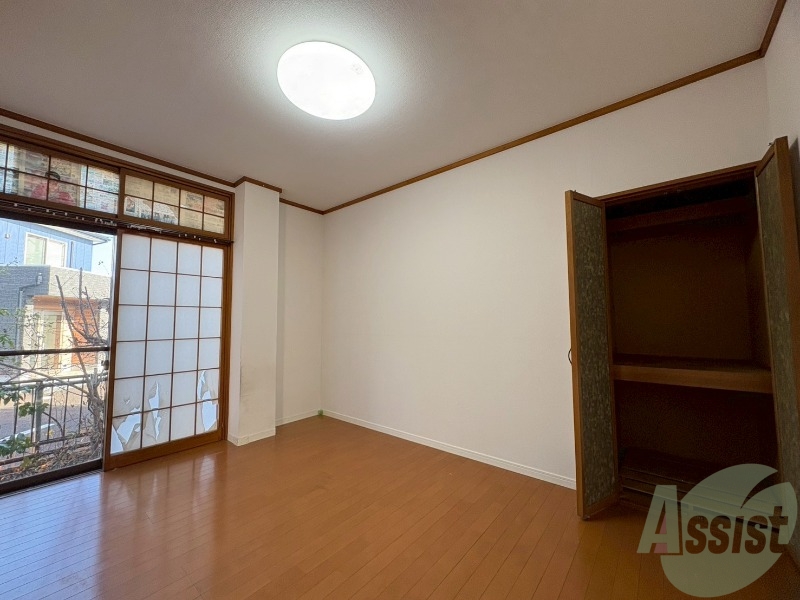 その他部屋・スペース　６帖の洋室です。風通し良好で、寝室におすすめです。