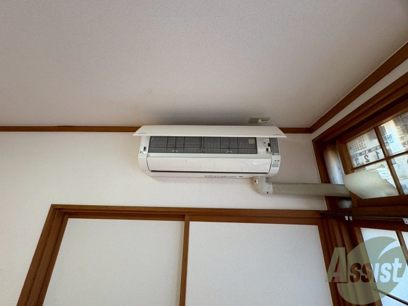 その他設備　エアコンも設置されております。毎日快適に過ごせそうですね。