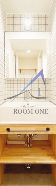 洗面設備　洗面台です。