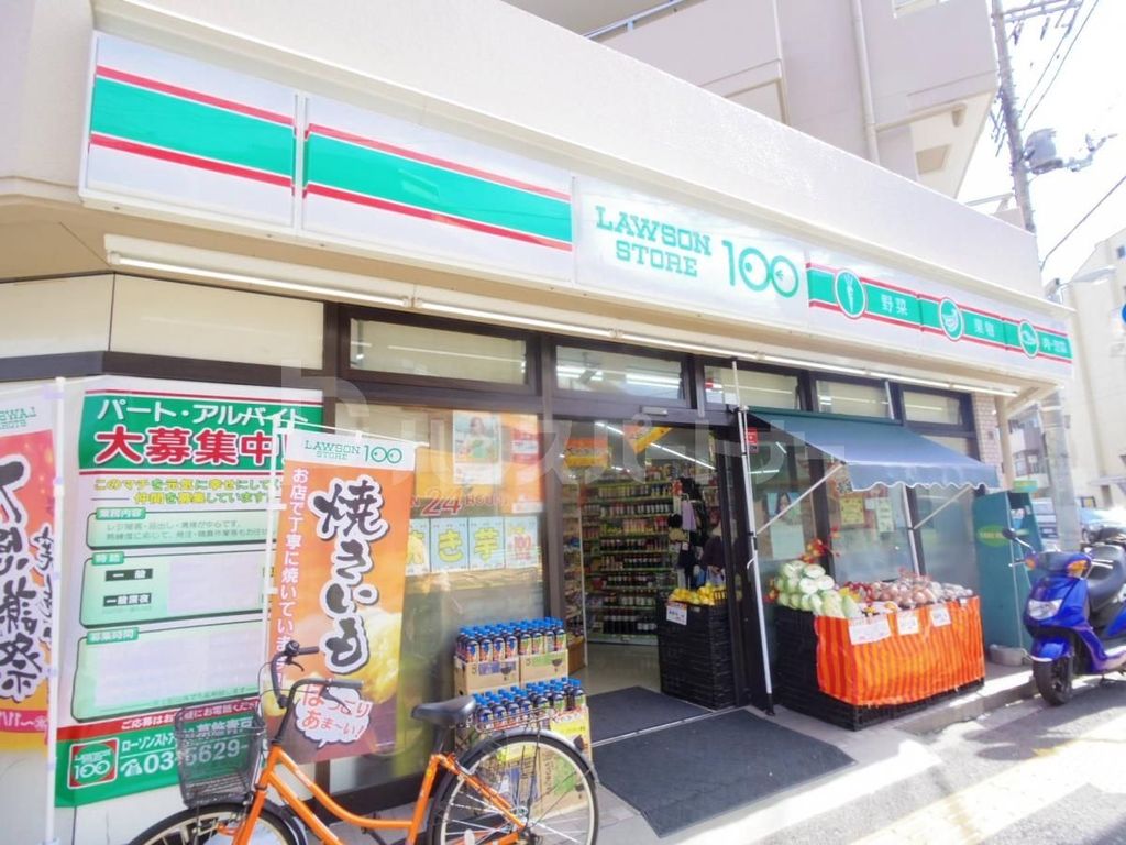 コンビニ　ローソンストア100葛飾立石七丁目店（コンビニ）まで280m