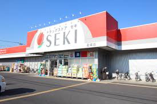 ドラックストア　ドラッグストアセキ霞ヶ関店（ドラッグストア）まで800m