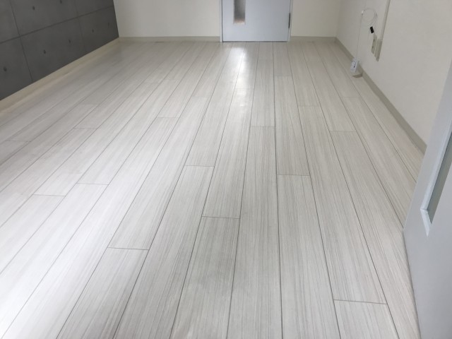 眺望　フローリング張替え