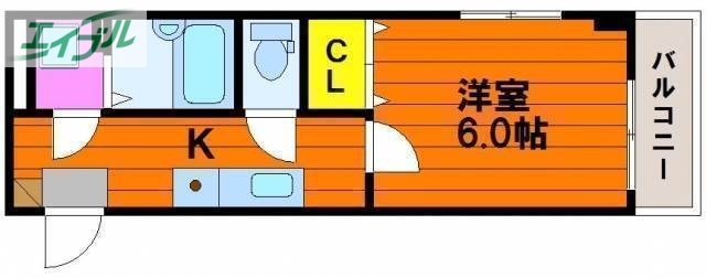 岡崎コーポの間取り写真