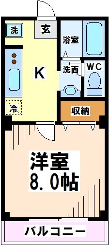 ドルチェヴィータ 当社管理物件の間取り写真