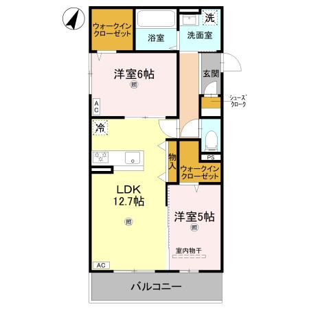 La Maison大手町1の間取り写真
